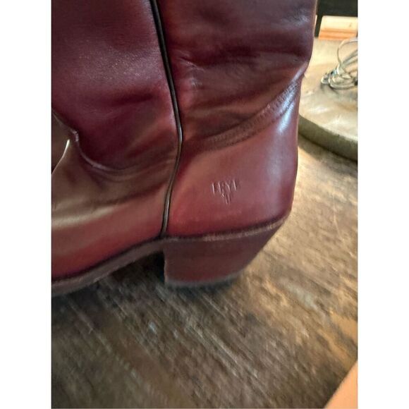 Frye Oxblood Rustic Western Trail Boss Cowboy Boots sz 11